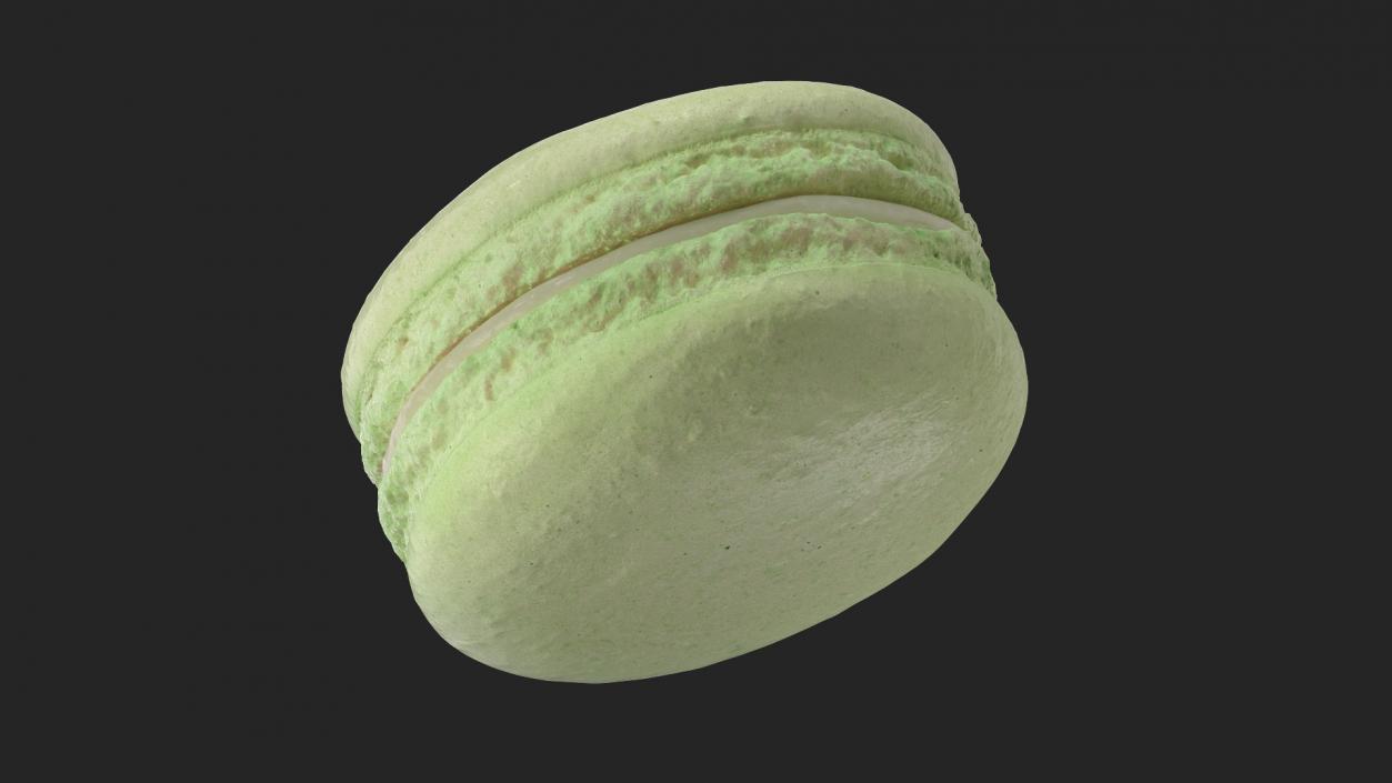 Pistachio Macaron 3D