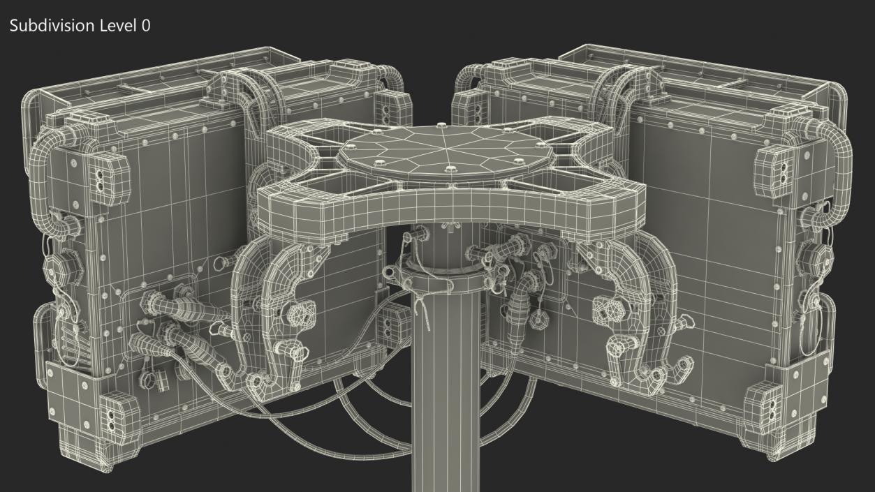 Drone Detection Air Security Radar 3D model