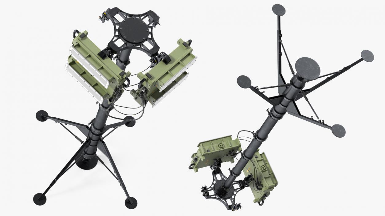 Drone Detection Air Security Radar 3D model