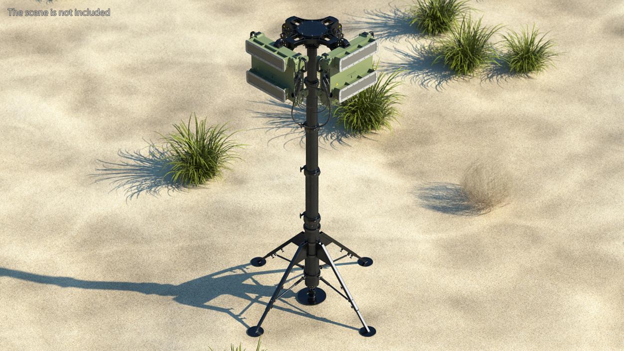 Drone Detection Air Security Radar 3D model