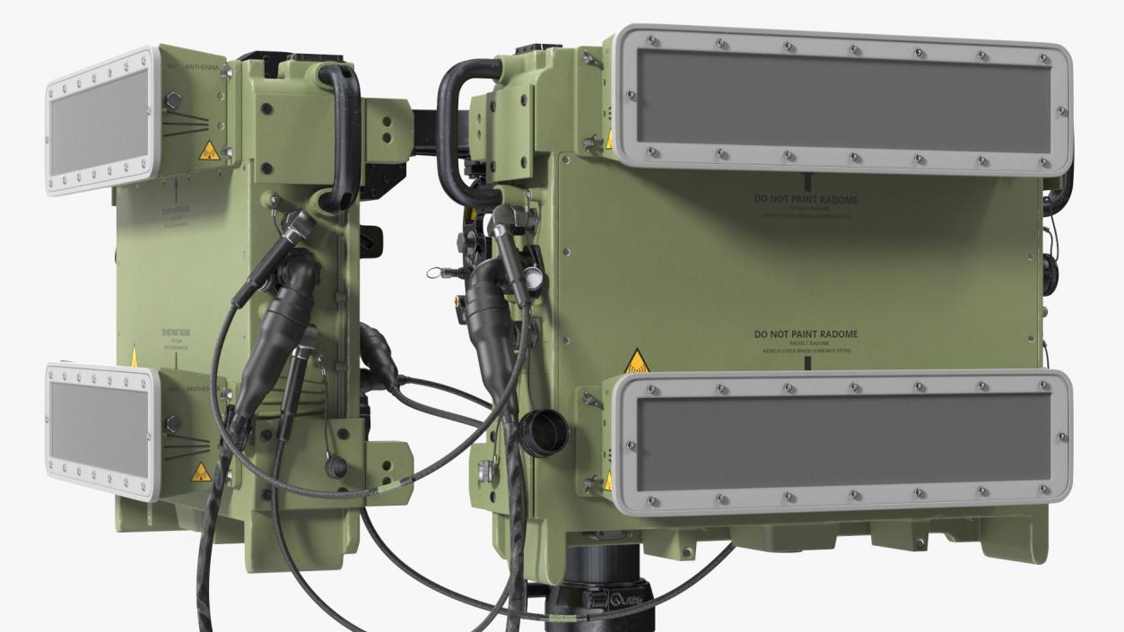 Drone Detection Air Security Radar 3D model