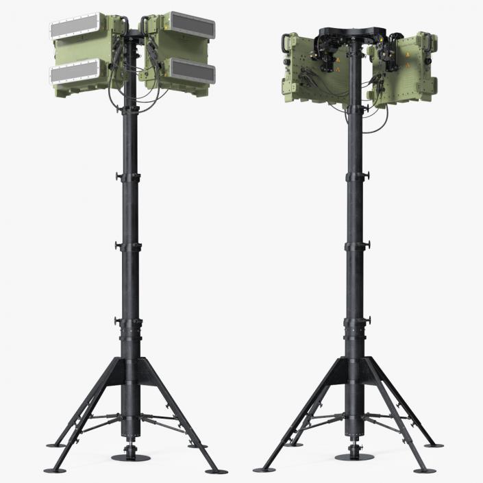 Drone Detection Air Security Radar 3D model