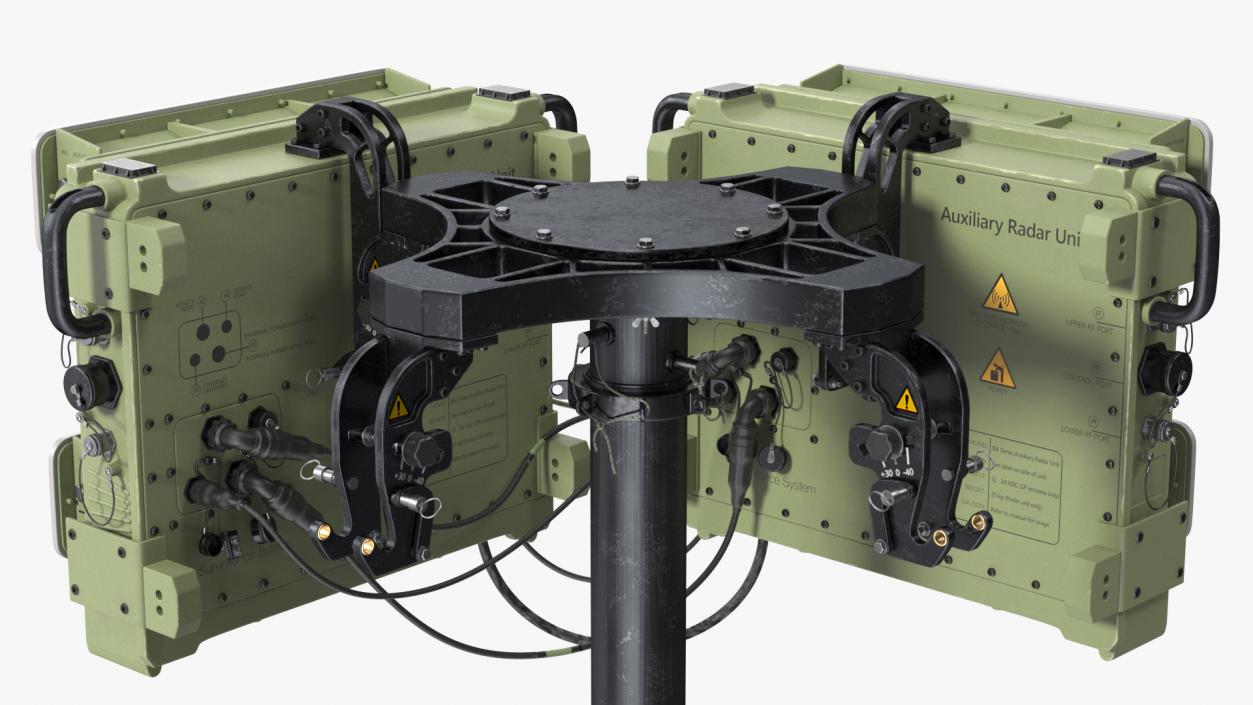 Drone Detection Air Security Radar 3D model