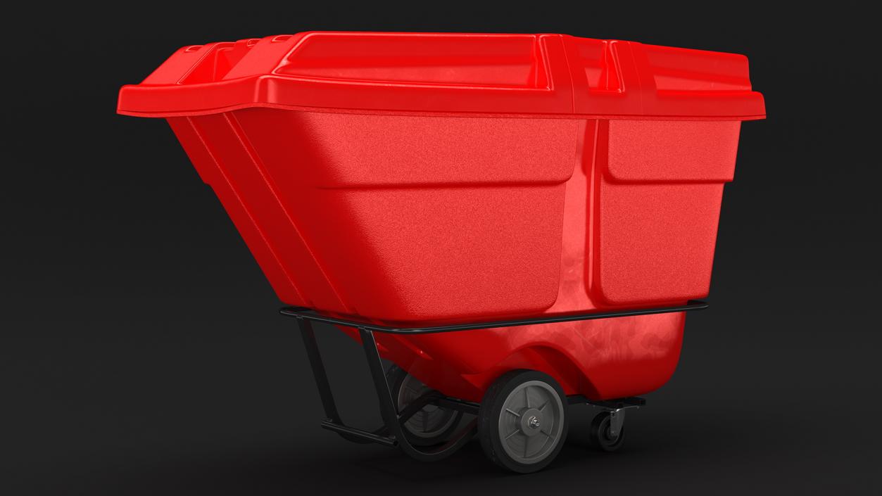 3D model Tilt Truck Uline Red