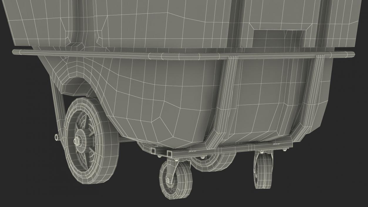 3D model Tilt Truck Uline Red