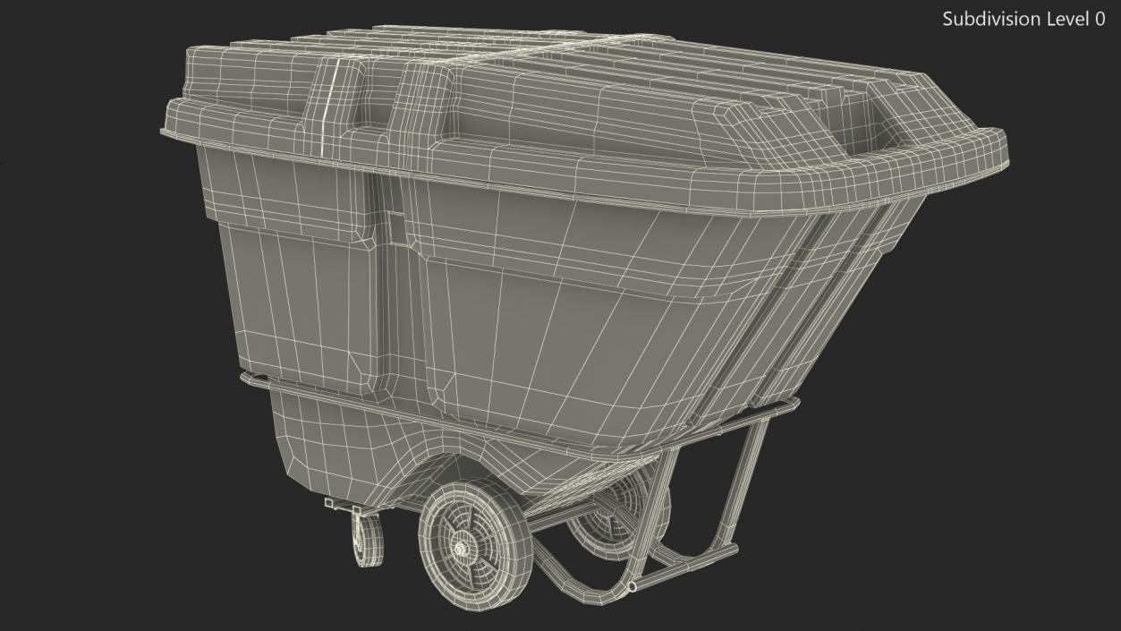 3D model Tilt Truck Uline Red