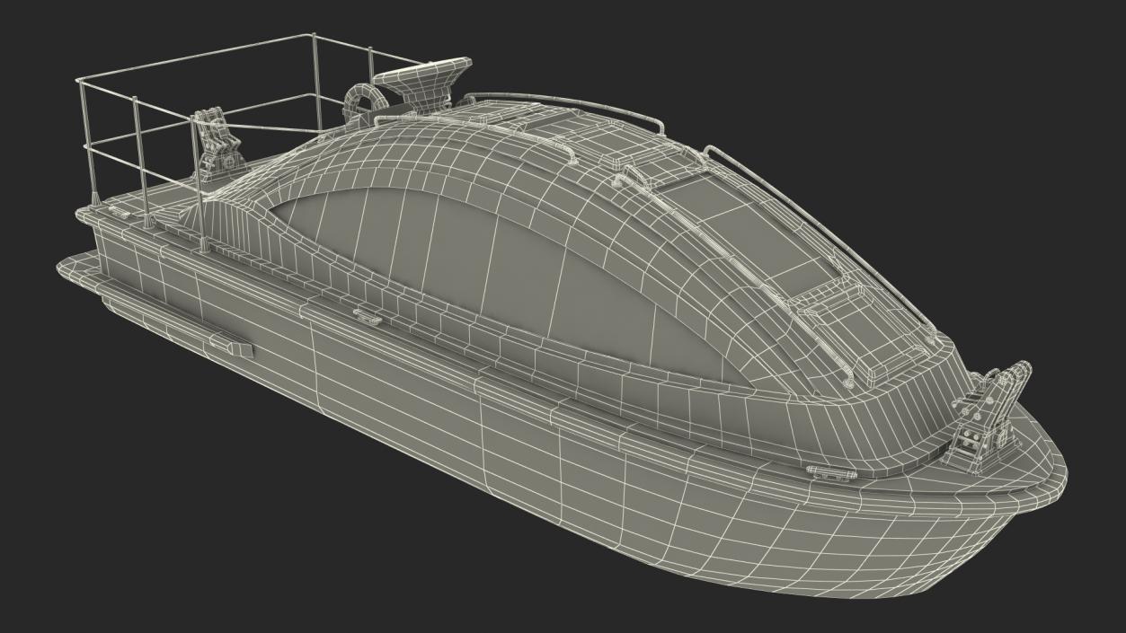 Cable Laying Ship Rigged 3D model