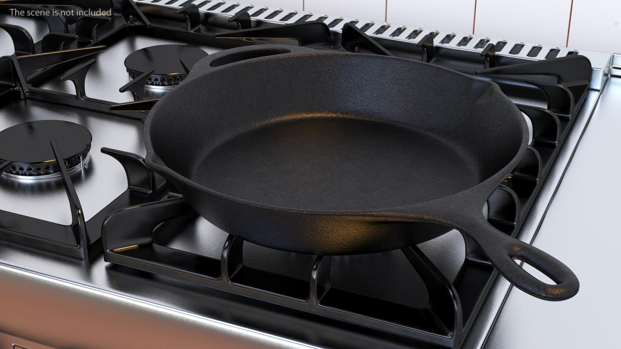 3D model Cast Iron Frying Pan