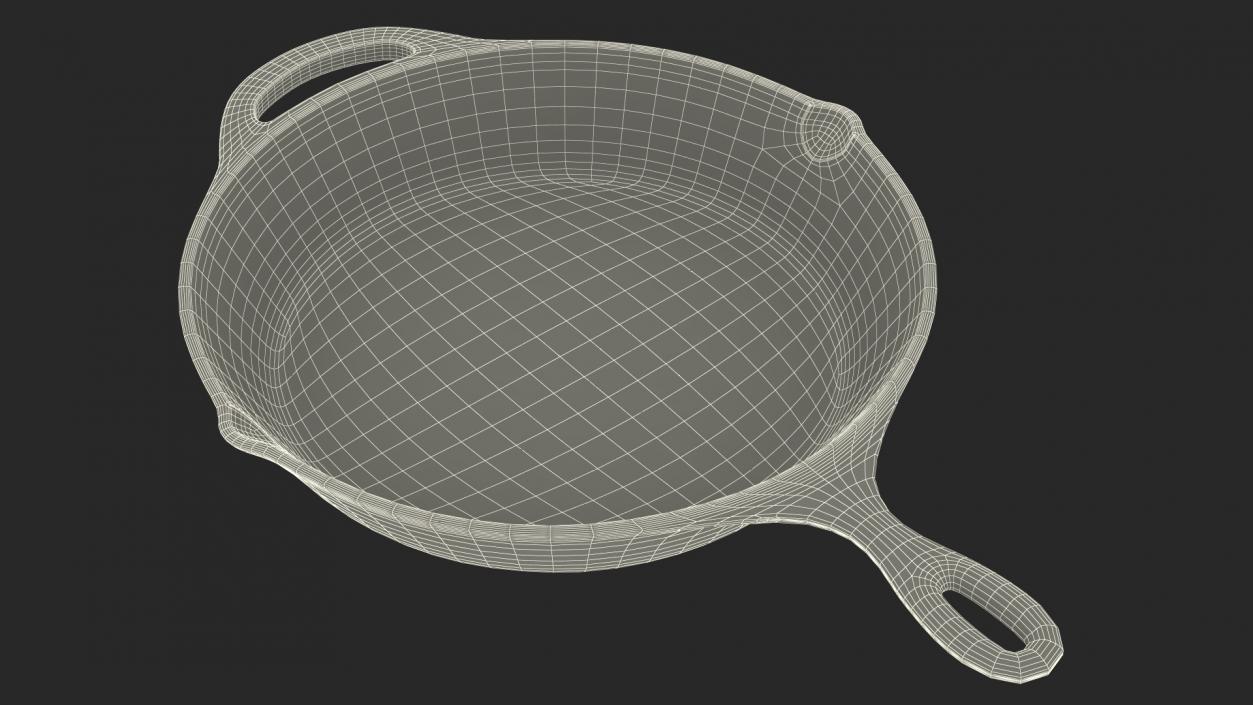 3D model Cast Iron Frying Pan