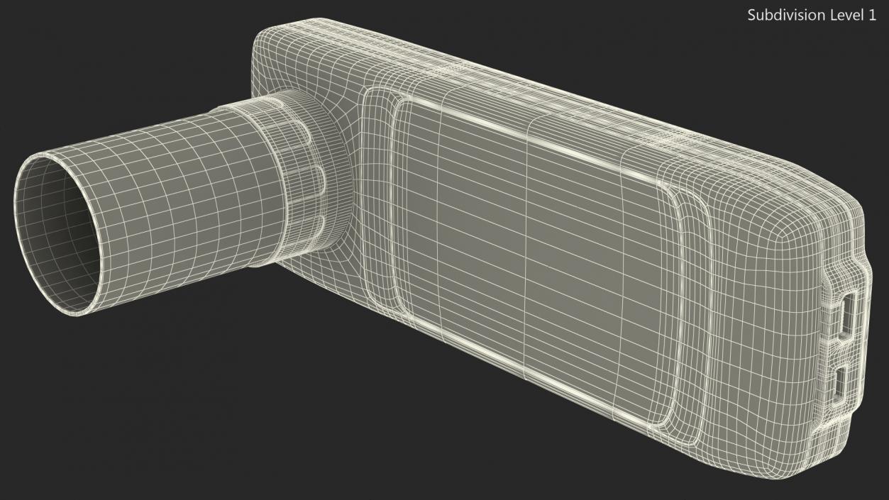 Handheld Digital Spirometer 3D