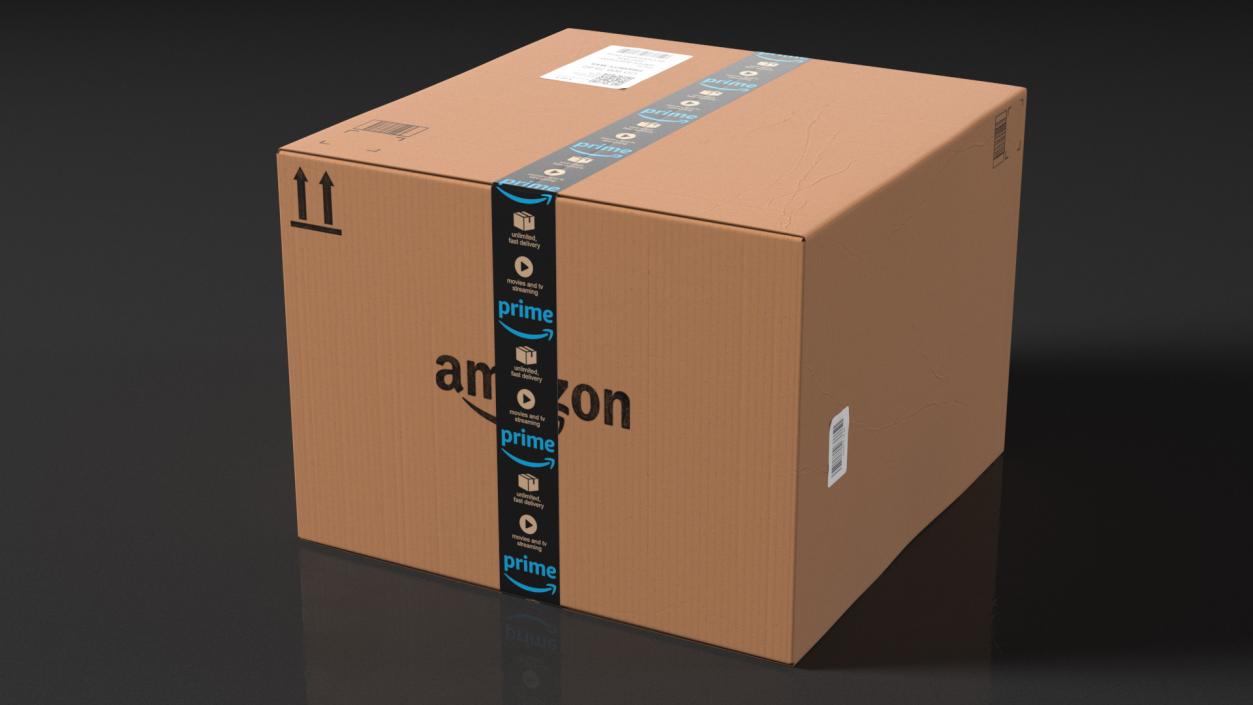 Amazon Parcels Box 51x51x38 3D