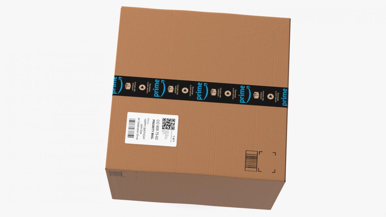 Amazon Parcels Box 51x51x38 3D