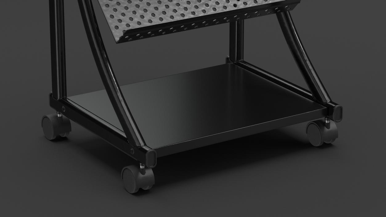 3D Magazine Rack Mockup Black