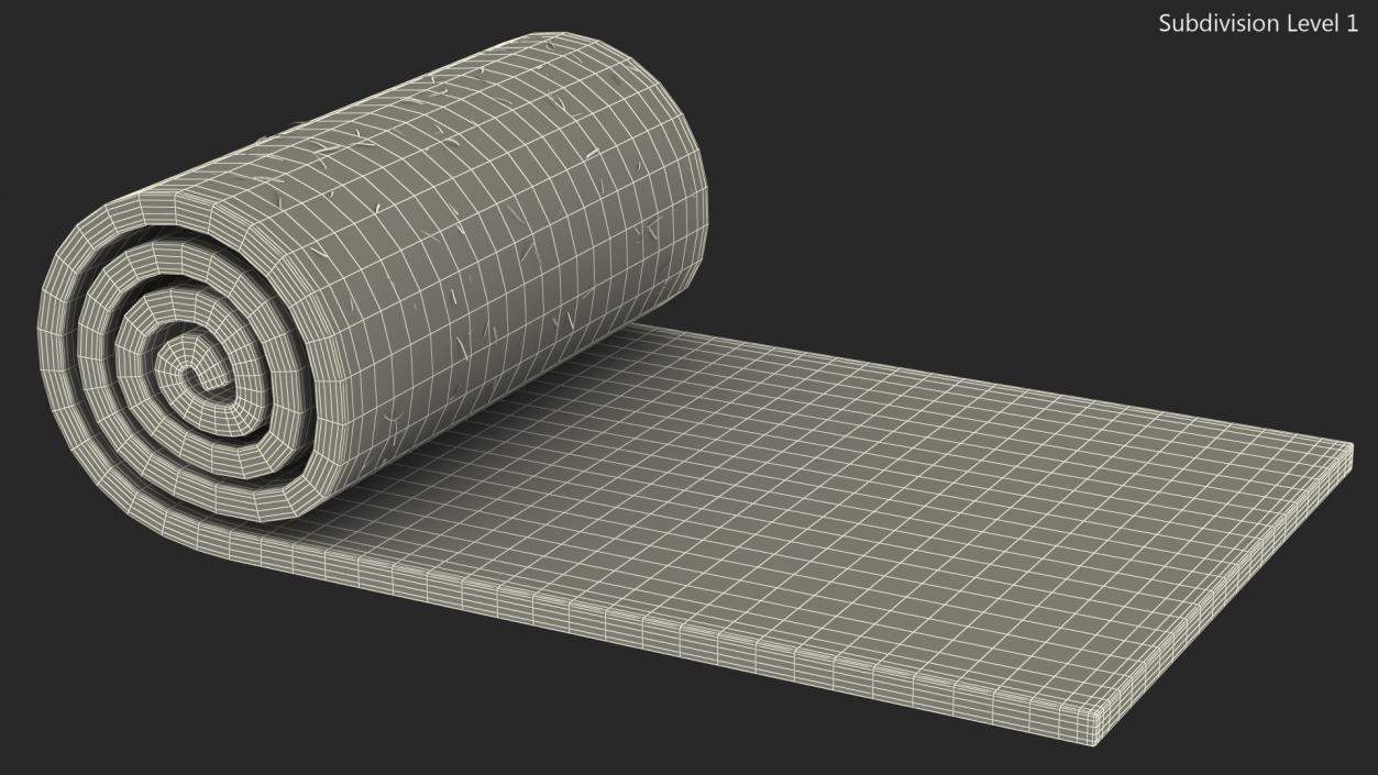 Lawn Turf Roll 3D model