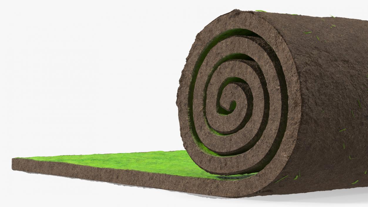 Lawn Turf Roll 3D model