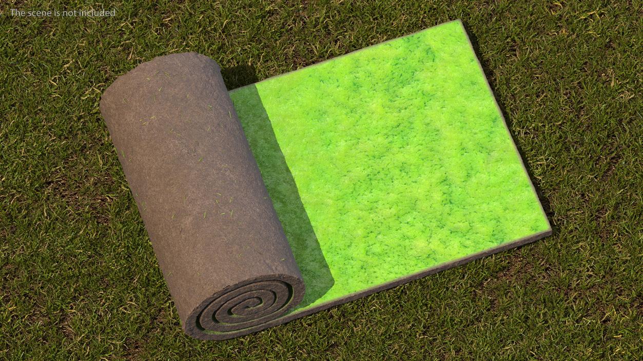 Lawn Turf Roll 3D model