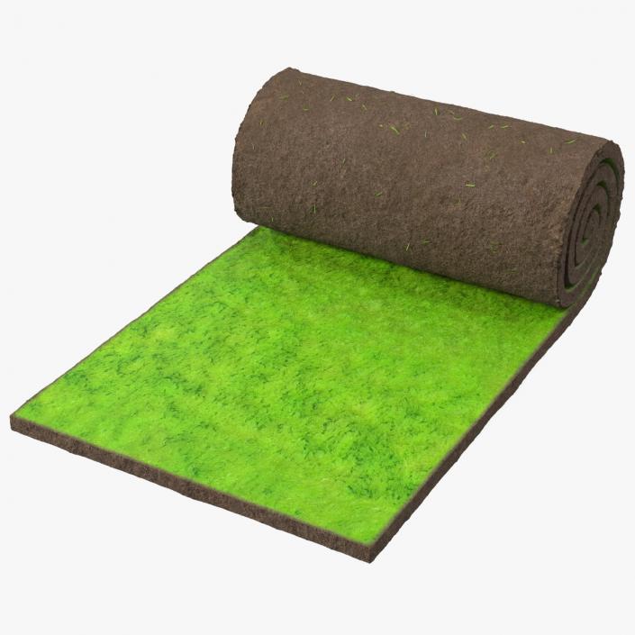 Lawn Turf Roll 3D model