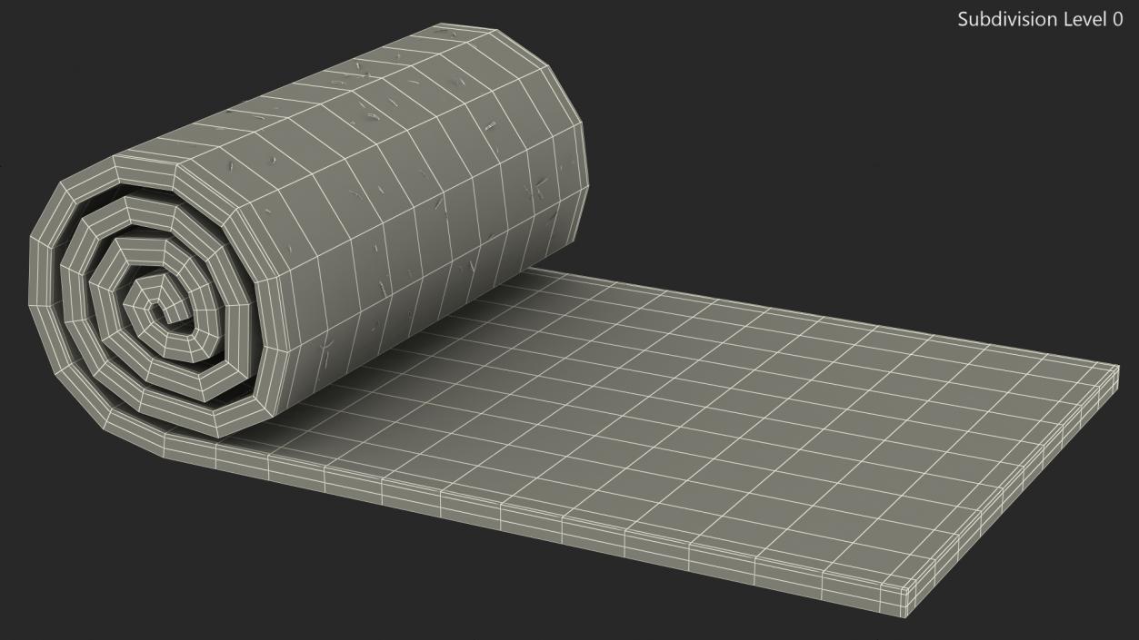 Lawn Turf Roll 3D model