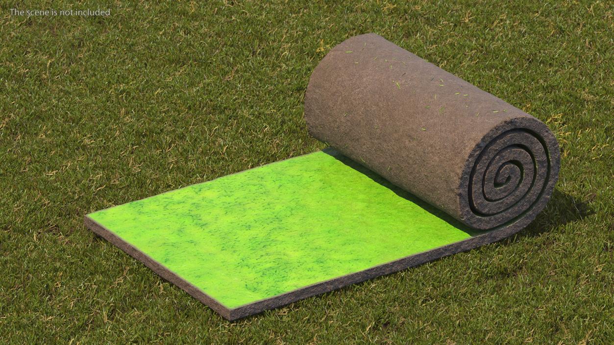 Lawn Turf Roll 3D model