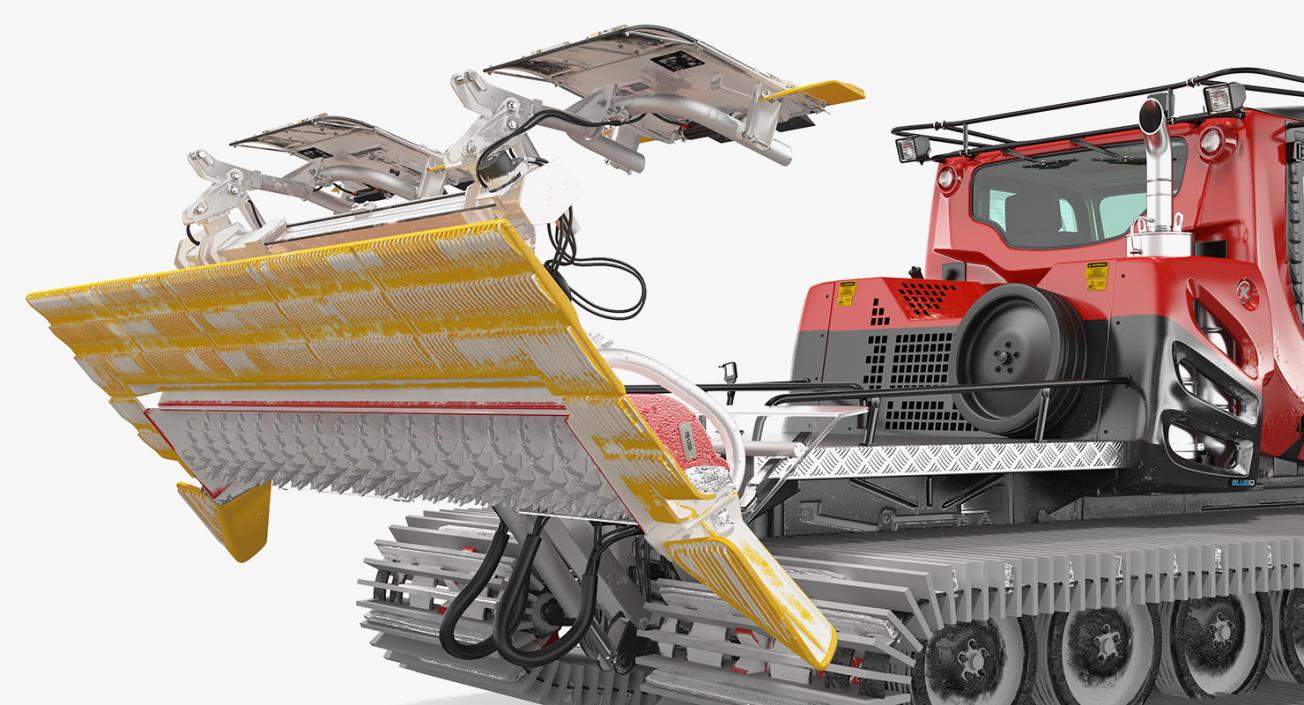 3D model PISTENBULLY 100 Snowcat Rigged