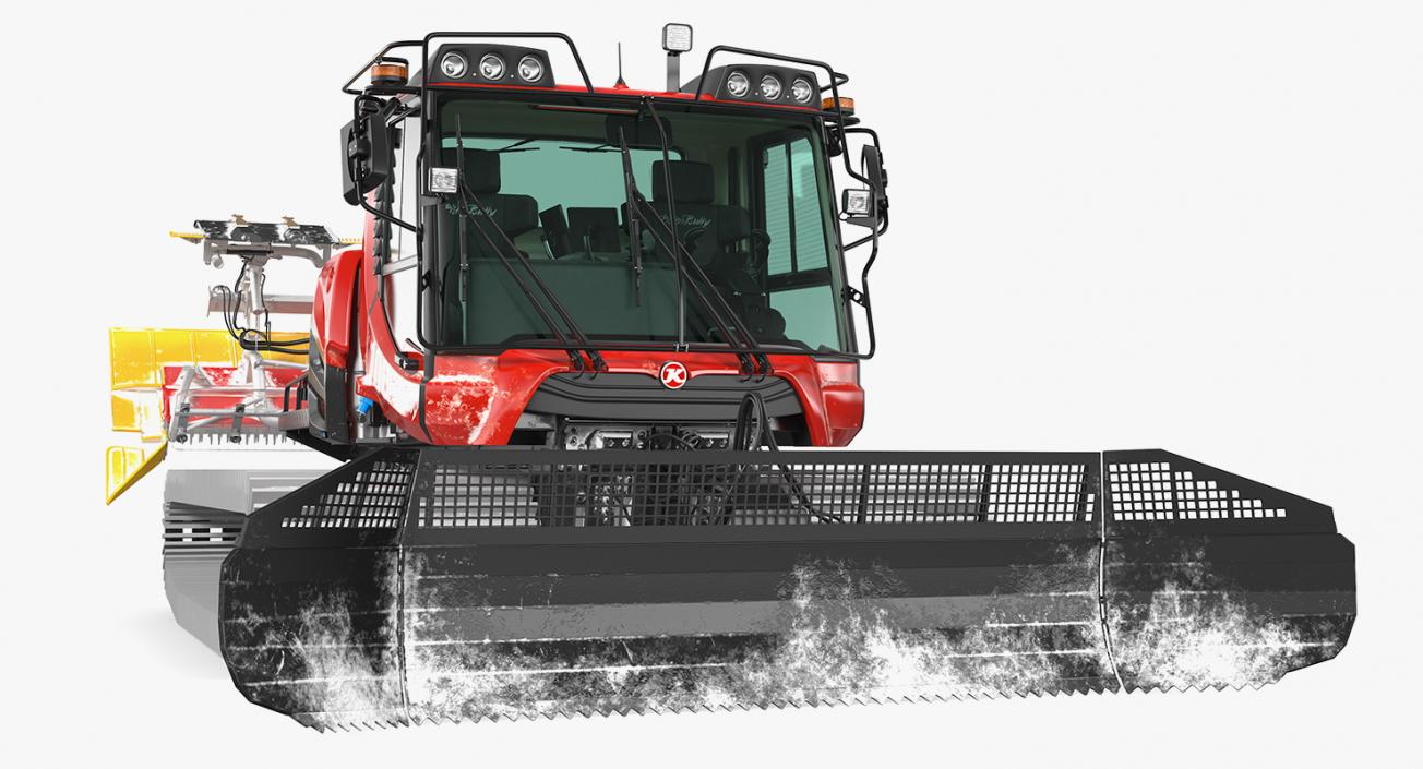 3D model PISTENBULLY 100 Snowcat Rigged