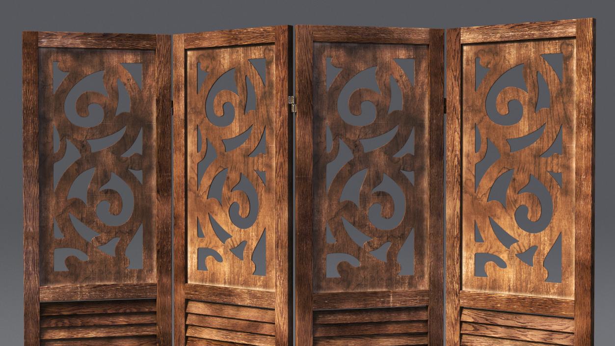 3D Folding Screens Collection 3 model