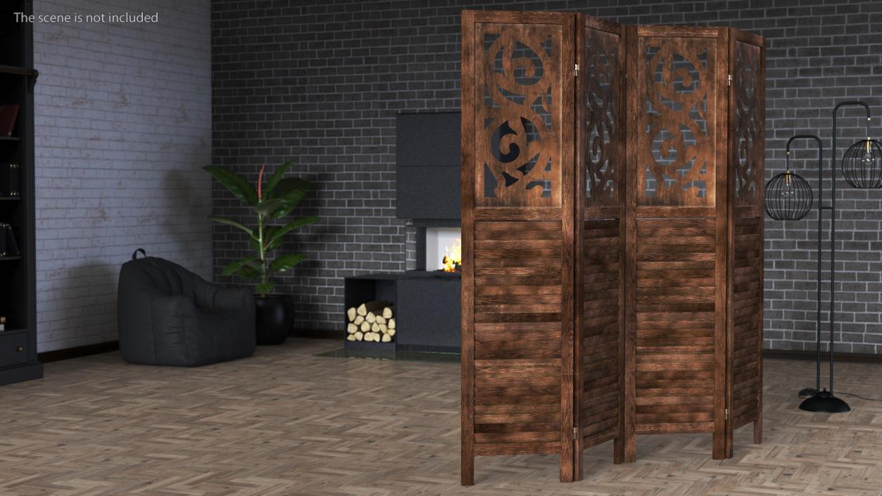 3D Folding Screens Collection 3 model