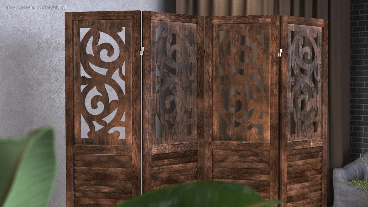 3D Folding Screens Collection 3 model