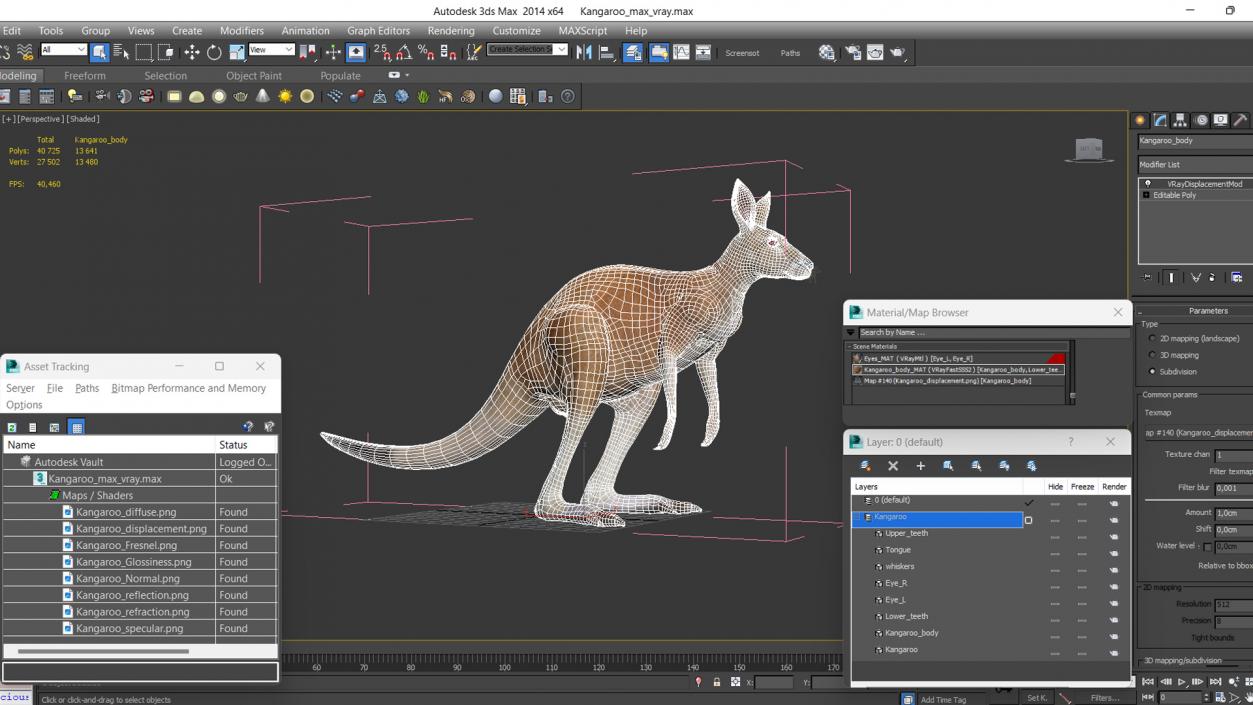 3D model Kangaroo