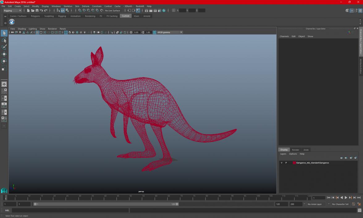 3D model Kangaroo