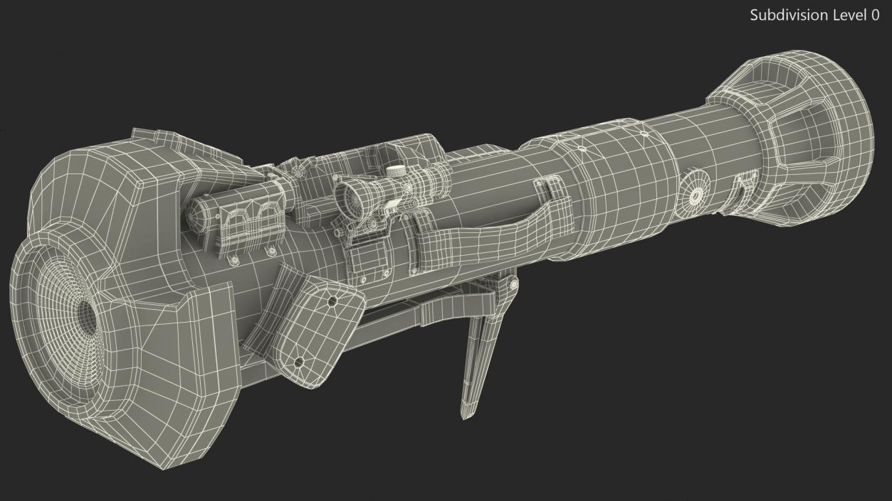 Anti Tank Rocket Launcher New 3D model