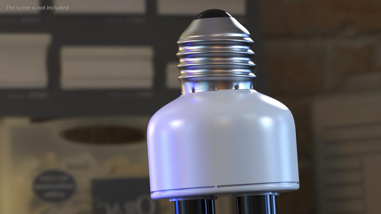 3D model Ubend Ultraviolet Fluorescent Light Bulb