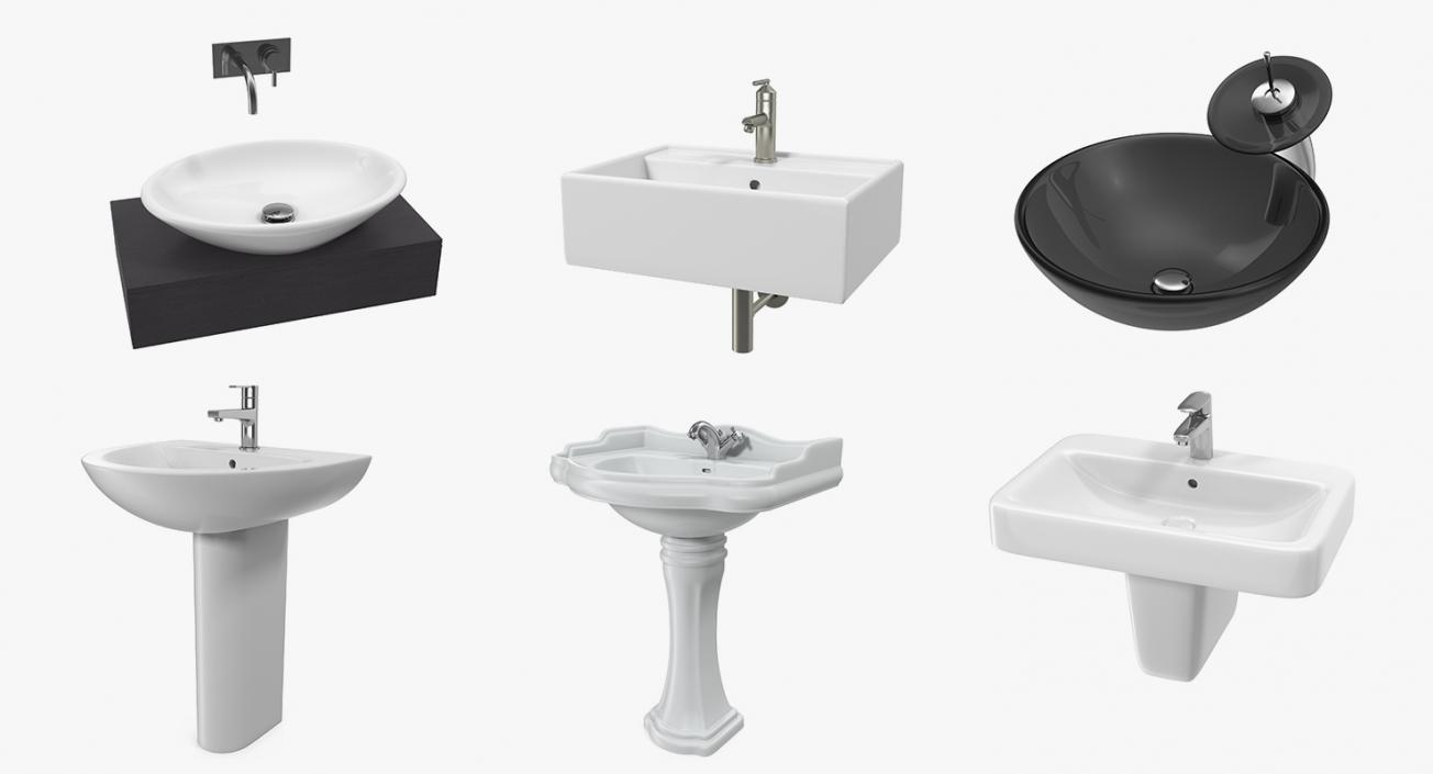 3D model Bathroom Sinks 3D Models Collection