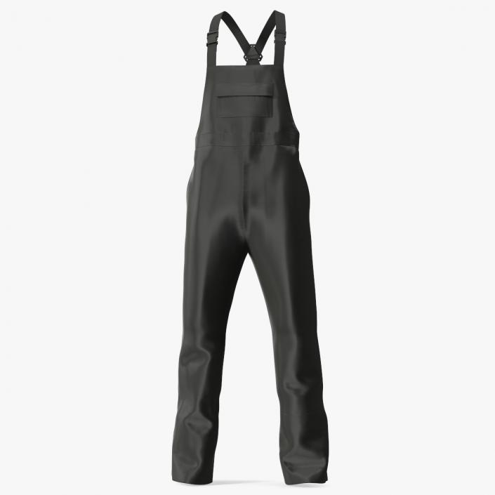 3D Unisex Black Rain Overalls