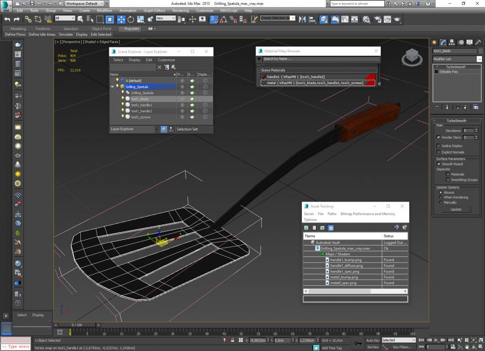 3D Grilling Spatula