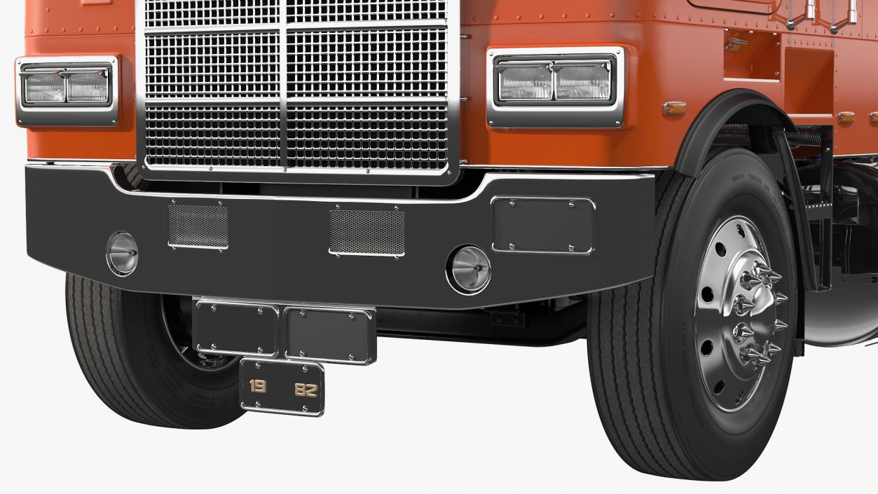 3D Cabover Truck model