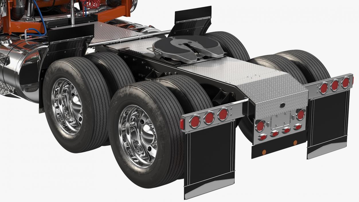 3D Cabover Truck model