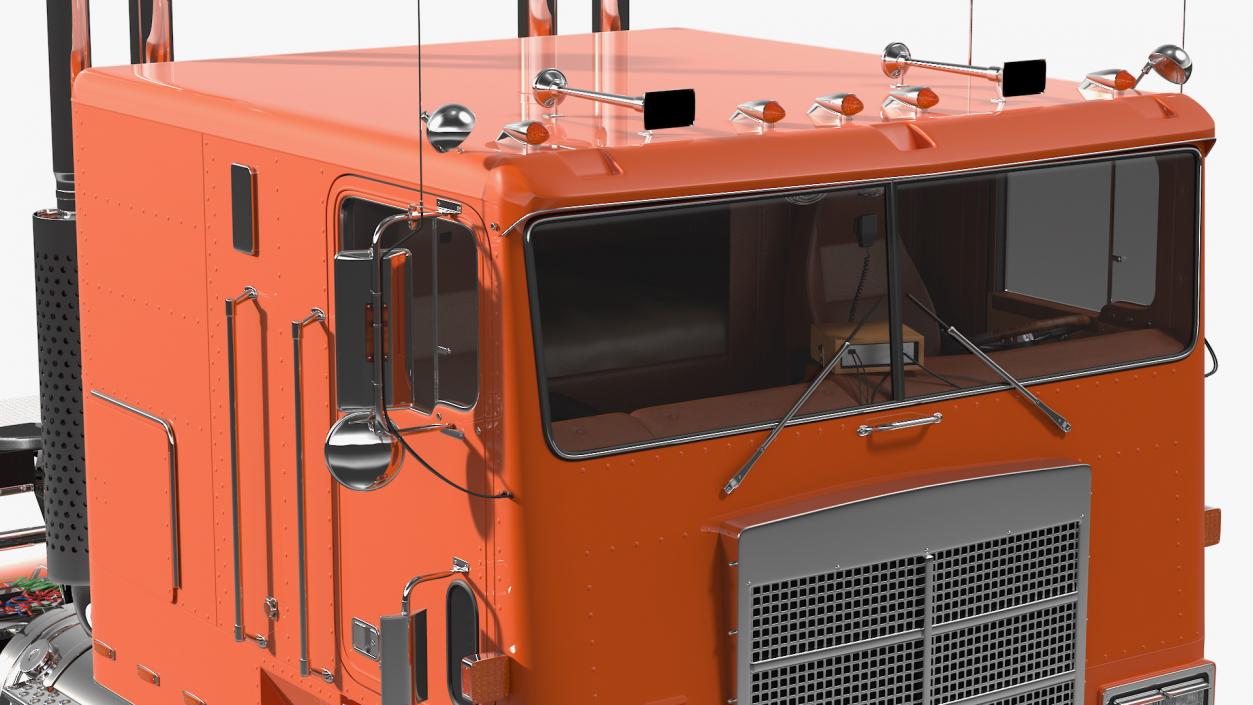 3D Cabover Truck model