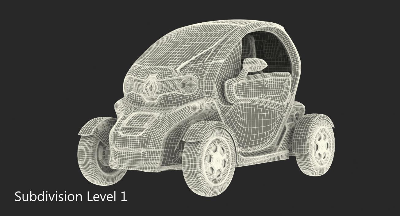 3D model Renault Twizy 2018 Rigged