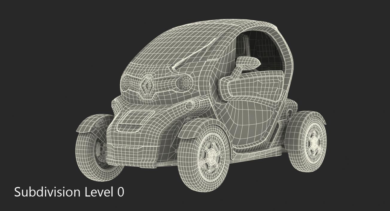 3D model Renault Twizy 2018 Rigged