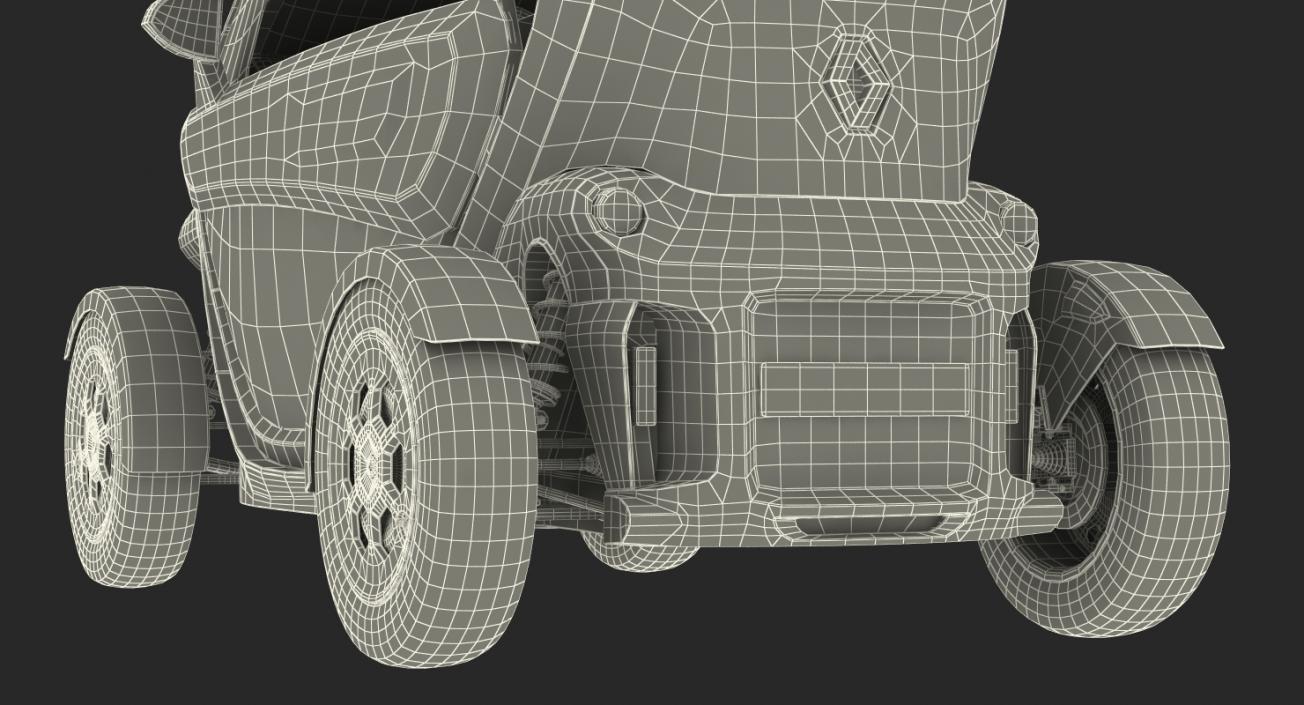 3D model Renault Twizy 2018 Rigged