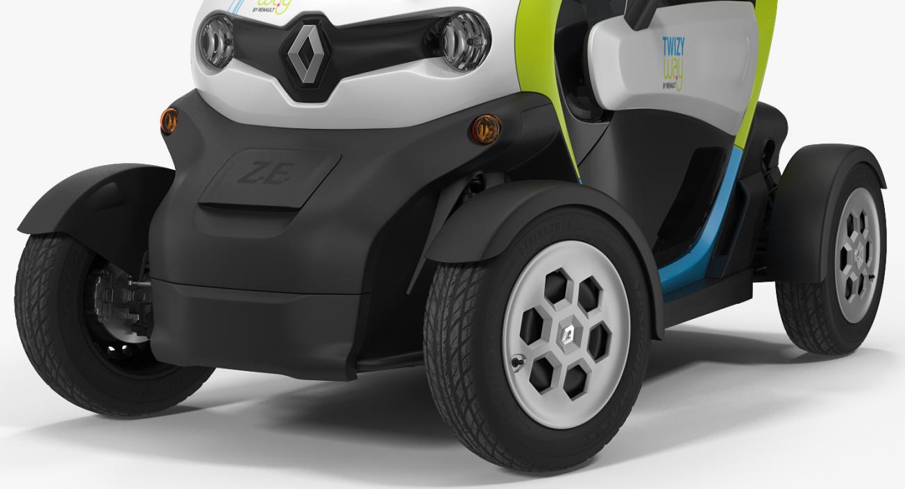 3D model Renault Twizy 2018 Rigged