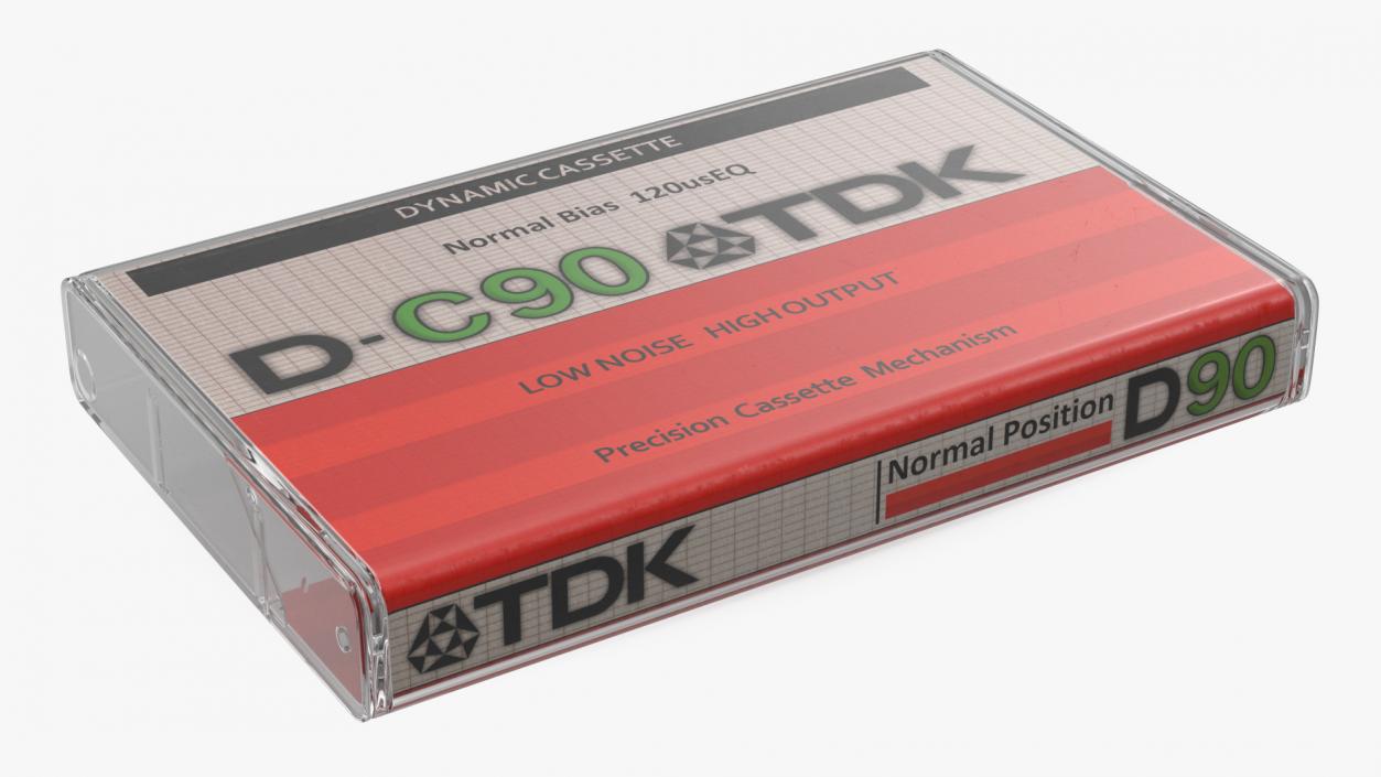 TDK Cassette Box Empty 3D