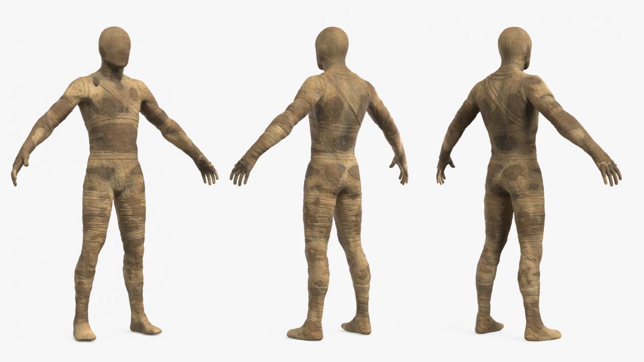 Mummy A-Pose 2 3D model