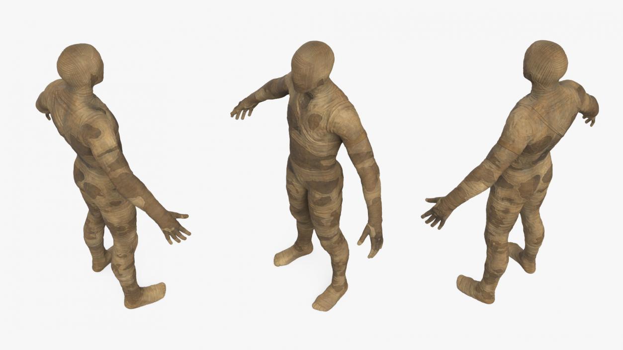 Mummy A-Pose 2 3D model