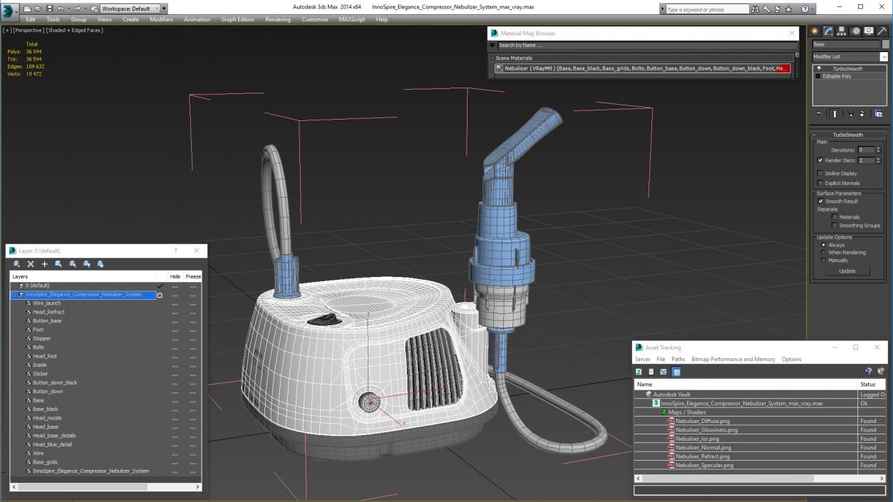 3D InnoSpire Elegance Compressor Nebulizer System