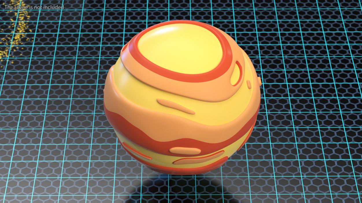 3D model Cartoon Planet Venus