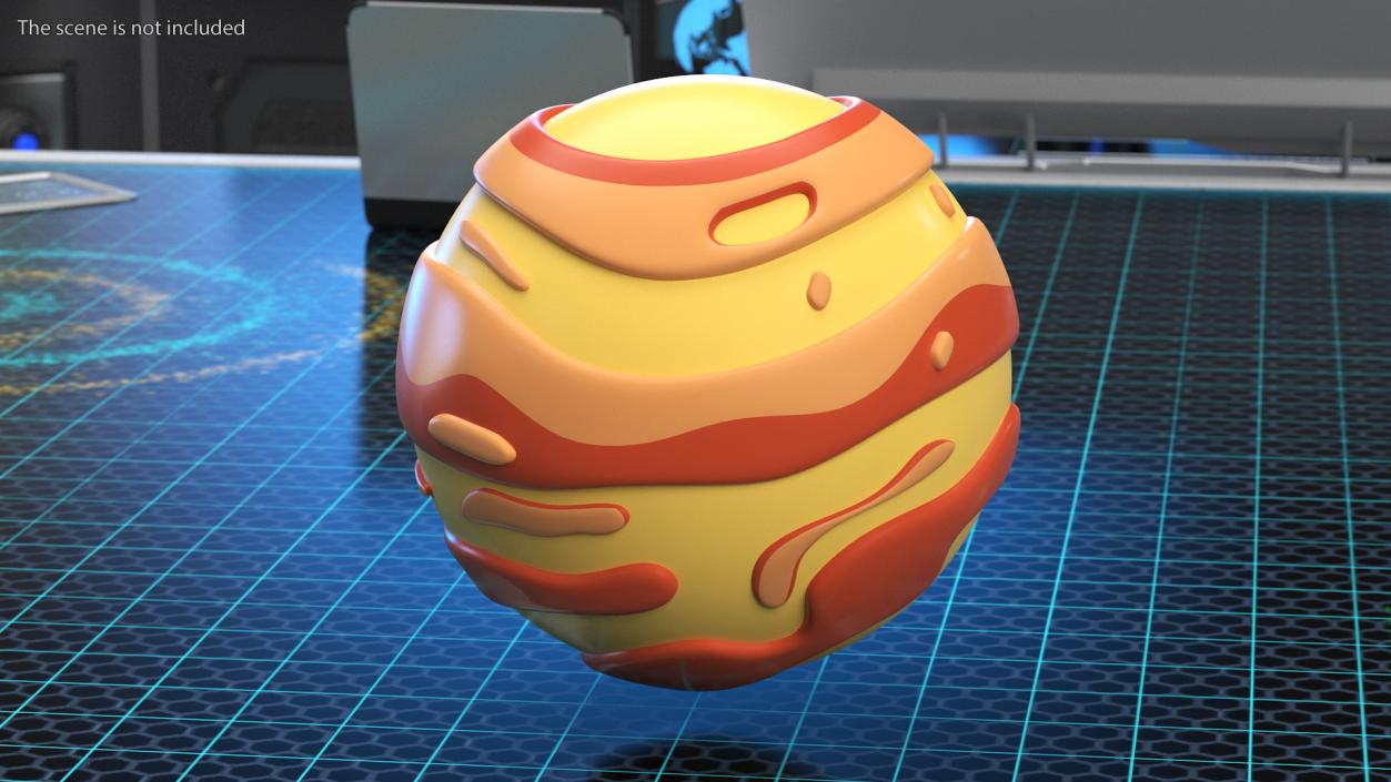 3D model Cartoon Planet Venus