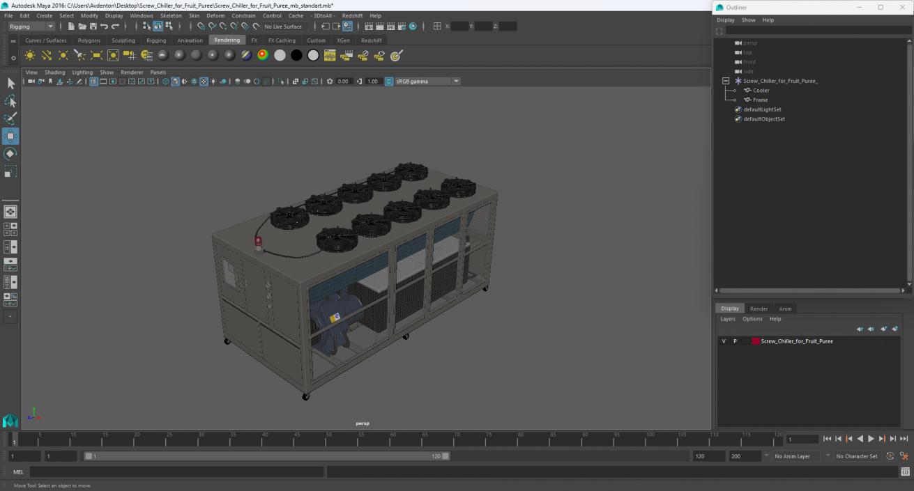 3D Screw Chiller for Fruit Puree 2