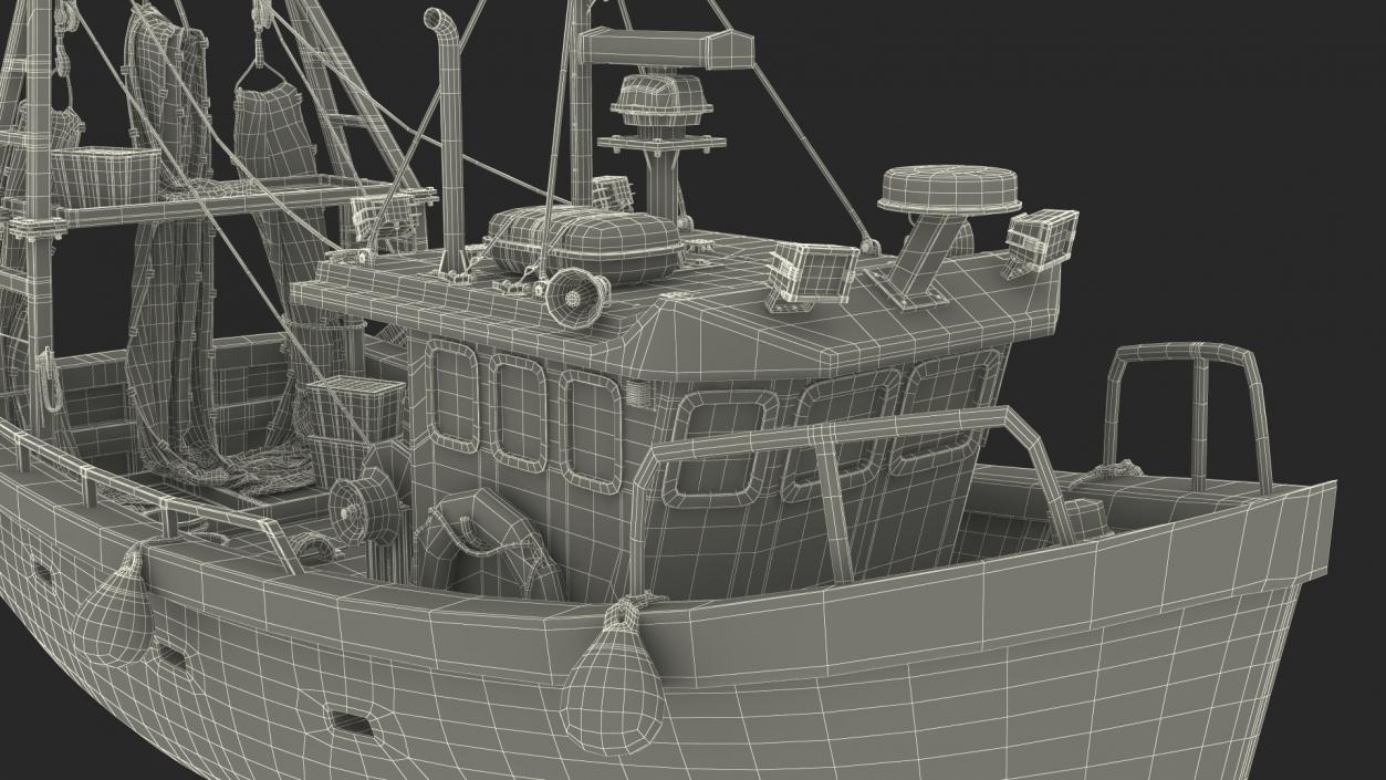 3D model Small Fishing Vessel